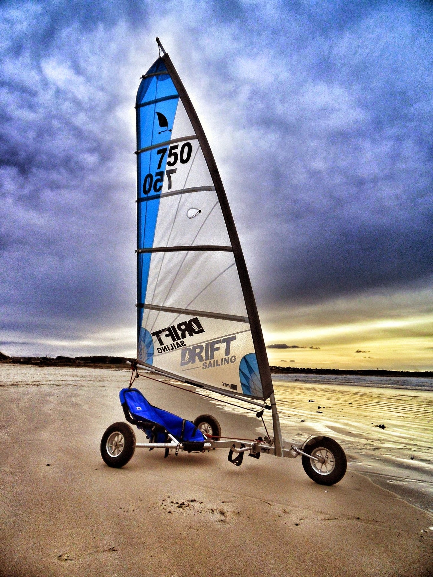 Char à voile Drift Sailing Front INOX